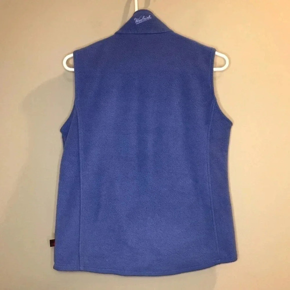 Woolrich Vest Purple Fleece Zip Up Women’s Size Small S Ultra Violet Warm Layers - Picture 2 of 8